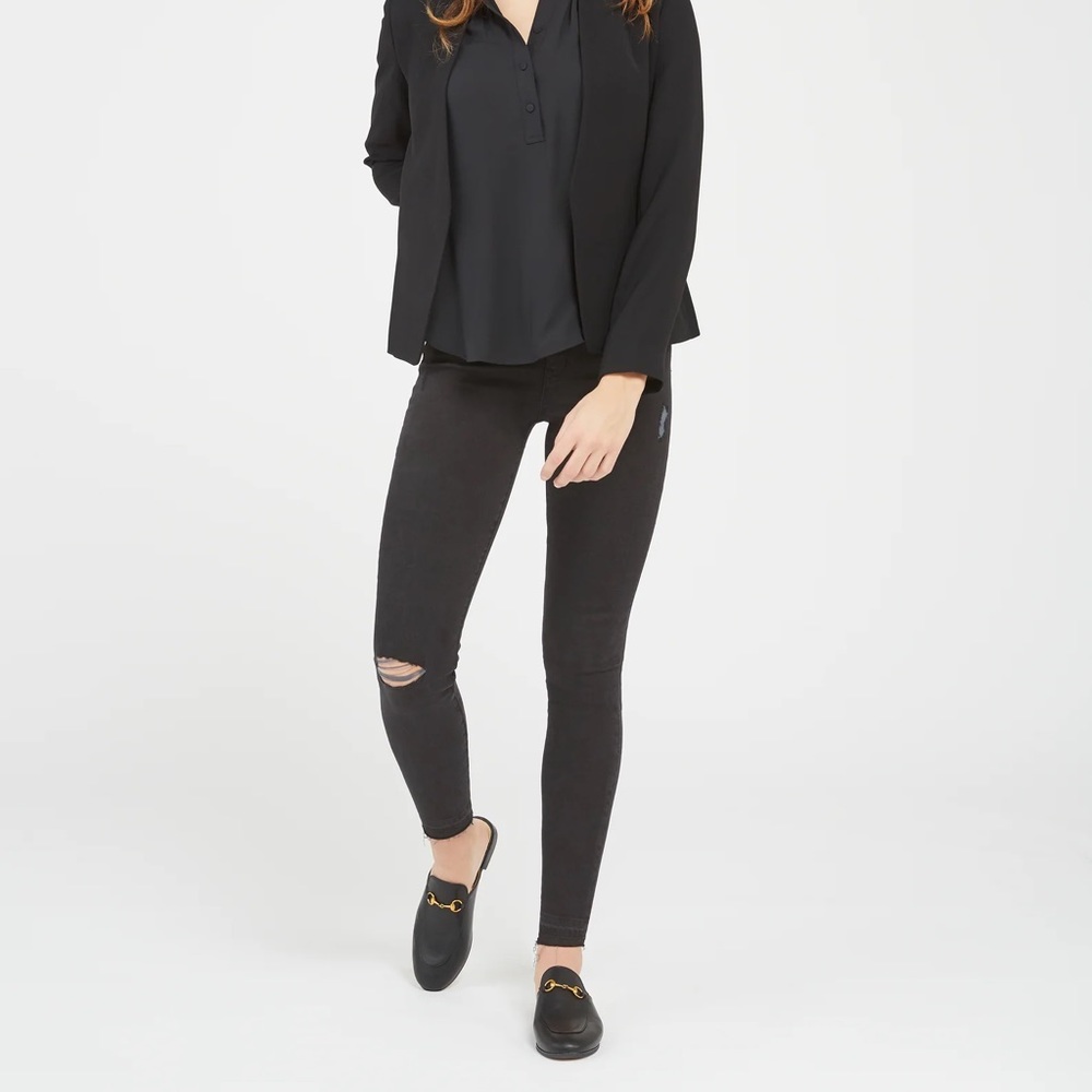 Spanx Vintage Distressed Ankle Skinny Jean